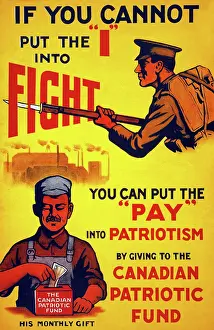 Poster For The Canadian Patriotic Fund