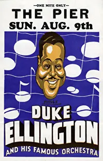 Poster For A Duke Ellington Concert