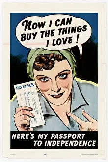 poster encourages woman join war effort