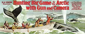Arc0010031 Prints: Poster For Hunting Big Game In The Arctic