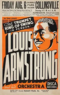 Poster For Louis Armstrong Live