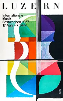 Arc0028071 Prints: Poster For The Luzern International Music Festival