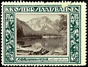 Lakes Prints: Poster stamp Austrian State Railways