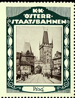 Sites Prints: Poster stamp Austrian State Railways