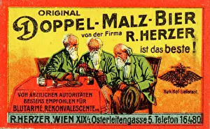 Beer Prints: Poster stamp beer Herzer