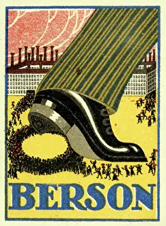 Rubber Prints: Poster stamp Berson
