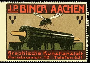Sites Prints: Poster stamp Biner Aachen