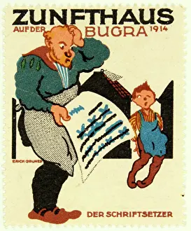 Exhibitions Prints: Poster stamp BUGRA 1914