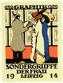 Exhibitions Prints: Poster stamp BUGRA 1914