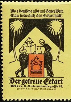 Periodicals Prints: Poster stamp Der getreue Eckart