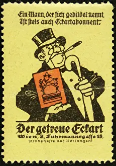 Periodicals Prints: Poster stamp Der getreue Eckart