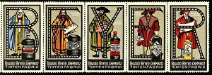 Artists Prints: Poster stamp Eduard Beyer ink factory