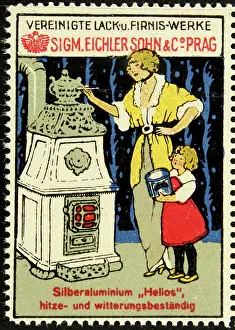 Advertising Label Prints: Poster stamp Eichler factory