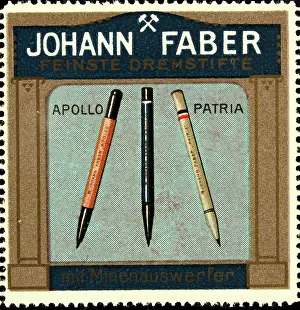Companies Prints: Poster stamp Faber pencils