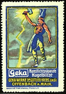 Companies Prints: Poster stamp Geka factory