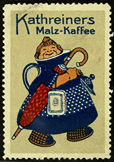 Coffee Prints: Poster stamp Kathreiner malt coffee