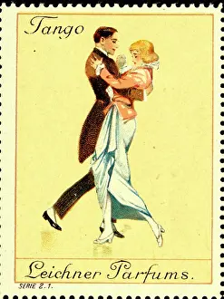 Dancers Prints: Poster stamp Leichner Parfums