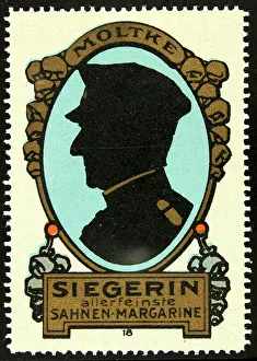 Generals Prints: Poster stamp margarine Moltke