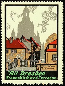 Churches Prints: Poster stamp Old Dresden