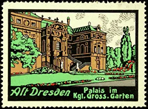 Cities Prints: Poster stamp Old Dresden