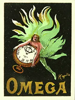 Clocks Prints: Poster stamp Omega