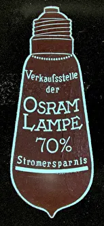 Lamps Prints: Poster stamp Osram lamp