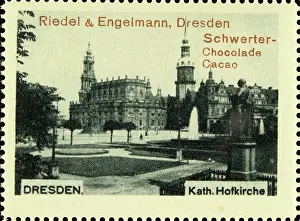 Churches Prints: Poster stamp Riedel & Engelmann Dresden