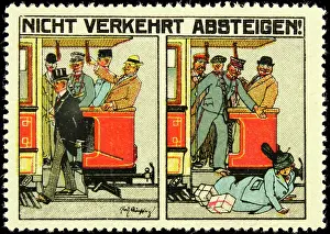 Accidents Prints: Poster stamp Safety in traffic