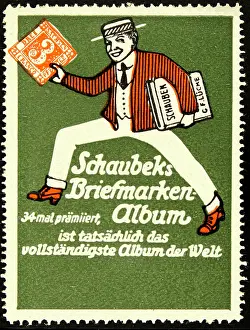 Albums Prints: Poster stamp Schaubek's stamp album
