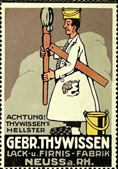 Companies Prints: Poster stamp Thywissen factory