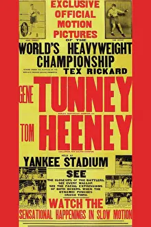 T1671881 Prints: Poster For Tunney Vs. Heeney