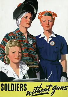 Propaganda Prints: Poster Of Women WWII Workers