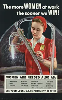 Propaganda Prints: Poster Of Women WWII Workers