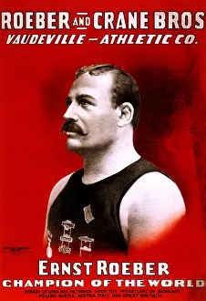 Champion Prints: Poster Of Wrestler Ernst Roeber
