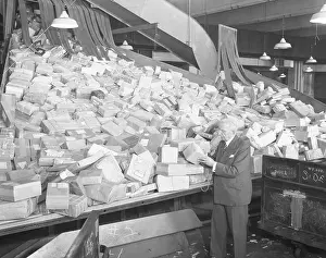 Mail Prints: Postmaster Looking at Packages