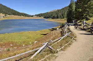 Hiking Trail Prints: Poudre Lake, Trail Ridge Road, Rocky Mountain National Park, Colorado, USA