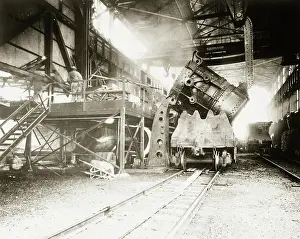 Steel Prints: Pouring Ladle at River Rouge