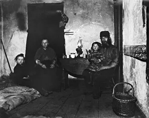 Poor Person Prints: Poverty Stricken Family in New York's Lower East Side