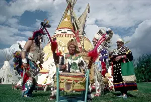 Indians Prints: Pow Wow Parade