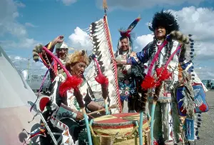 Indians Prints: Pow Wow Parade