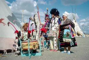 Indians Prints: Pow Wow Parade