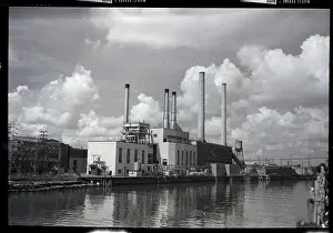 Savannah Prints: Power Plant on the Water