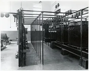 Power Plant Prints: Powerplant With Transformer, Circa 1910