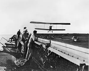 United States Ships (USS) Prints: Practice Landing