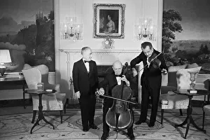 Practicing for a Concert in the East Room of the White House