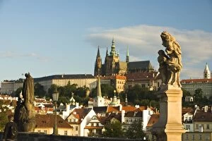 Images Dated 9th April 2008: Prague Castle, Baroque Sculptures from the 18th Century, Historical Center of Prague