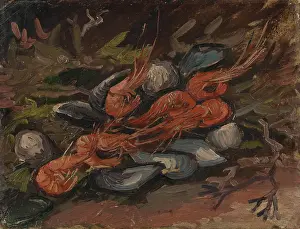 Prints of Prawns and Mussels. Found in the Collection of Van Gogh Museum, Amsterdam. (Photo by Fine Art Images/Heritage Images/Getty Images) Echoes of Genius: Timeless Reproductions of a Master’s Vision: Prawns And Mussels
