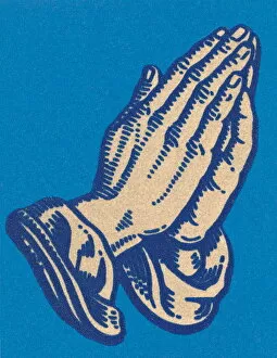 Images Dated 27th January 2015: Praying hands