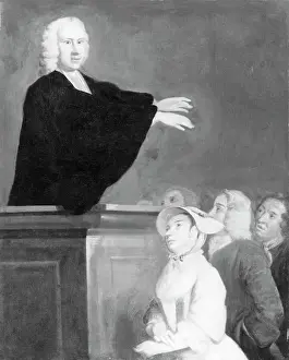 Preacher Blessing Congregation