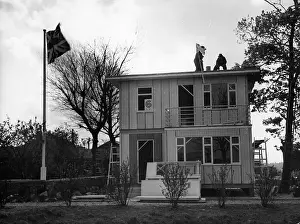 Flag Pole Prints: Prefab House